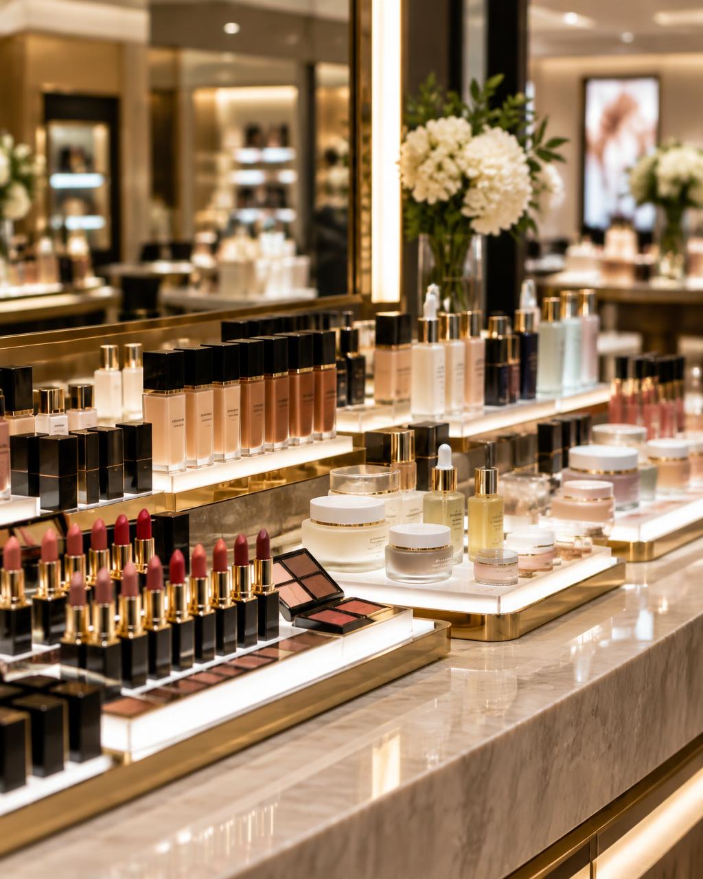 Beauty floor · Boutique 214 store visit